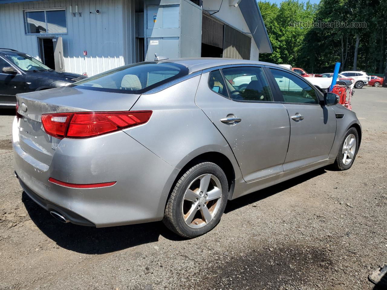 2014 Kia Optima Lx Серебряный vin: 5XXGM4A72EG271010