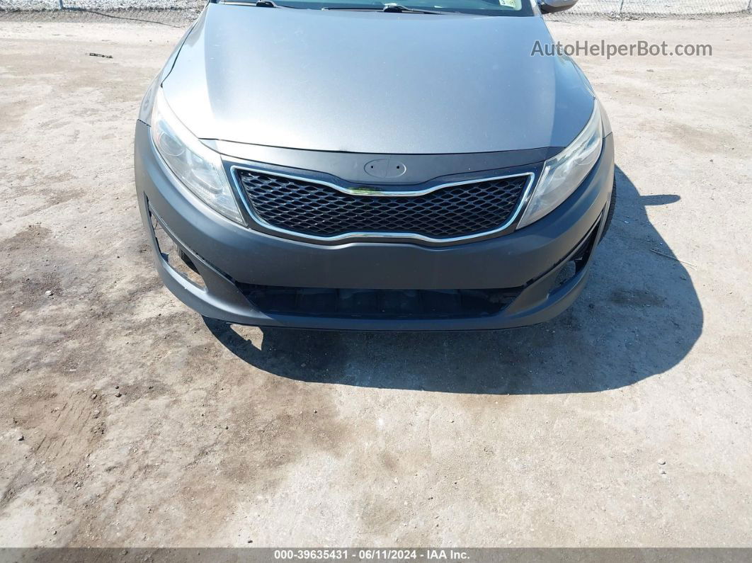 2014 Kia Optima Lx Gray vin: 5XXGM4A72EG281925