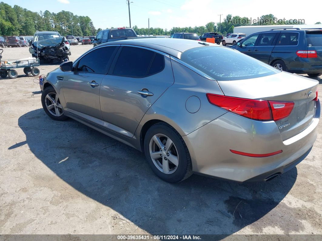 2014 Kia Optima Lx Gray vin: 5XXGM4A72EG281925