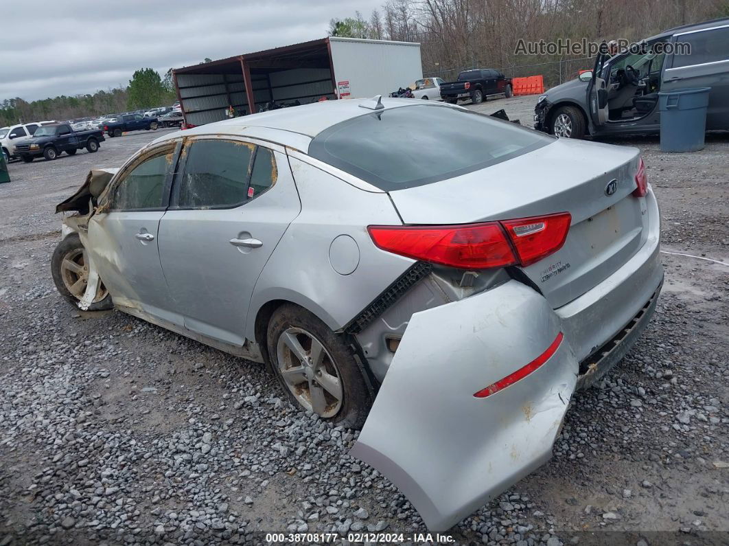 2014 Kia Optima Lx White vin: 5XXGM4A72EG293752