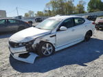 2014 Kia Optima Lx White vin: 5XXGM4A72EG297610