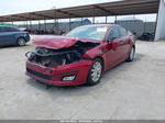 2014 Kia Optima Lx Maroon vin: 5XXGM4A72EG316110