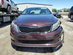 2014 Kia Optima Lx Burgundy vin: 5XXGM4A72EG318228