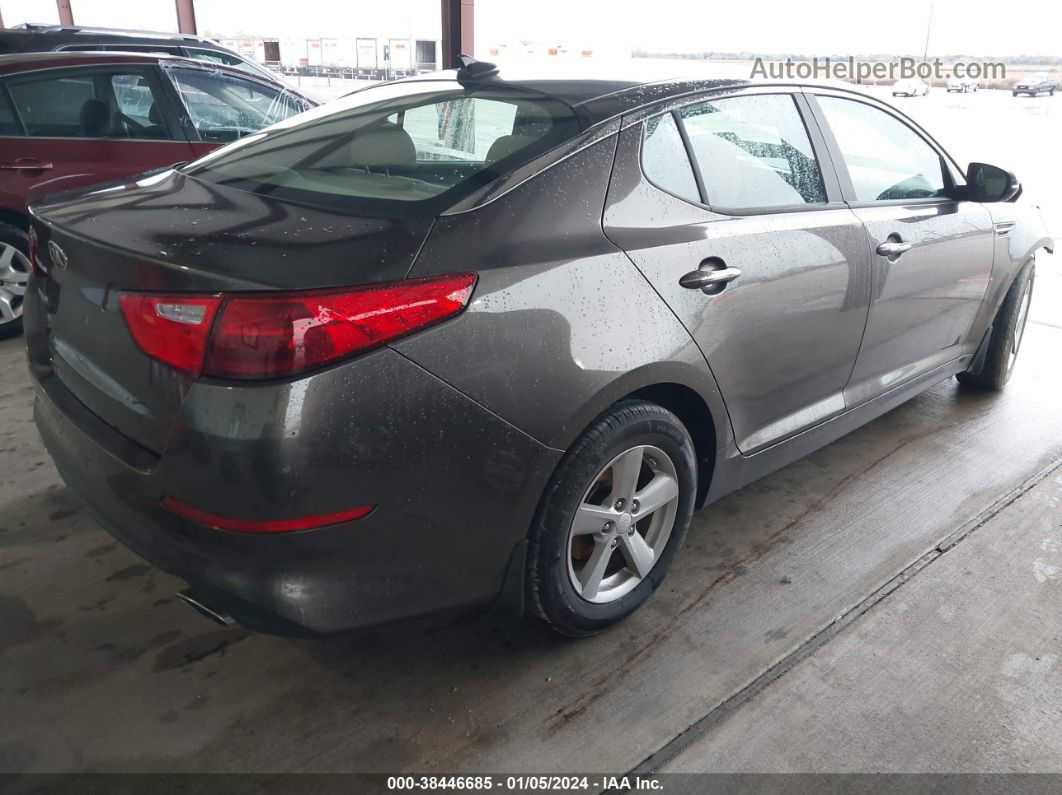 2014 Kia Optima Lx Dark Brown vin: 5XXGM4A72EG325910