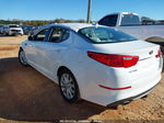 2014 Kia Optima Lx White vin: 5XXGM4A72EG348278