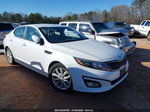 2014 Kia Optima Lx White vin: 5XXGM4A72EG348278