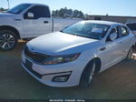 2014 Kia Optima Lx White vin: 5XXGM4A72EG348278