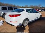 2014 Kia Optima Lx White vin: 5XXGM4A72EG348278