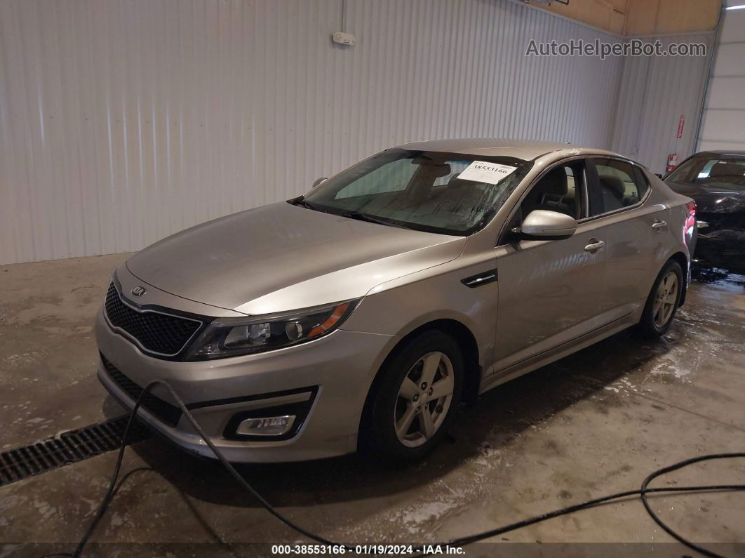 2014 Kia Optima Lx Silver vin: 5XXGM4A72EG349088