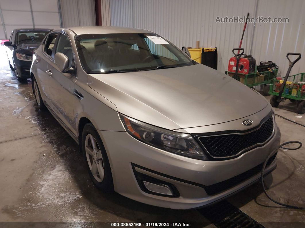 2014 Kia Optima Lx Silver vin: 5XXGM4A72EG349088