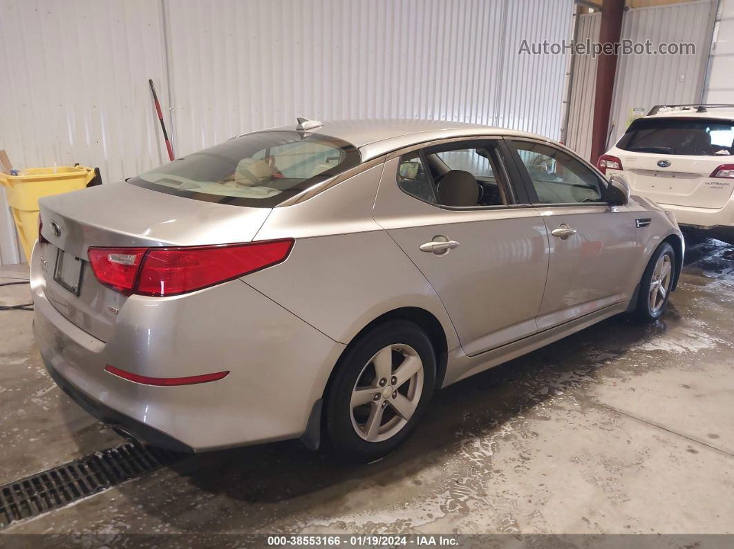 2014 Kia Optima Lx Silver vin: 5XXGM4A72EG349088