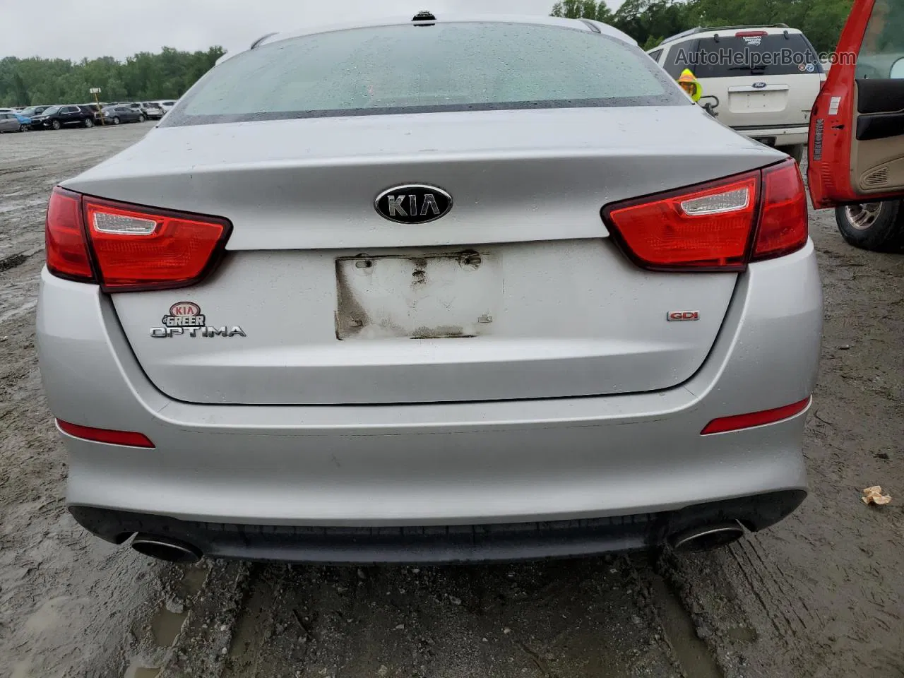 2015 Kia Optima Lx Серебряный vin: 5XXGM4A72FG372257