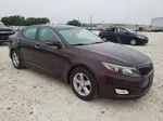 2015 Kia Optima Lx Maroon vin: 5XXGM4A72FG385798