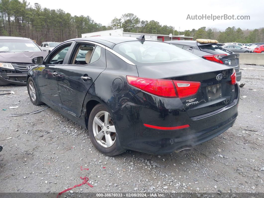 2015 Kia Optima Lx Черный vin: 5XXGM4A72FG425376