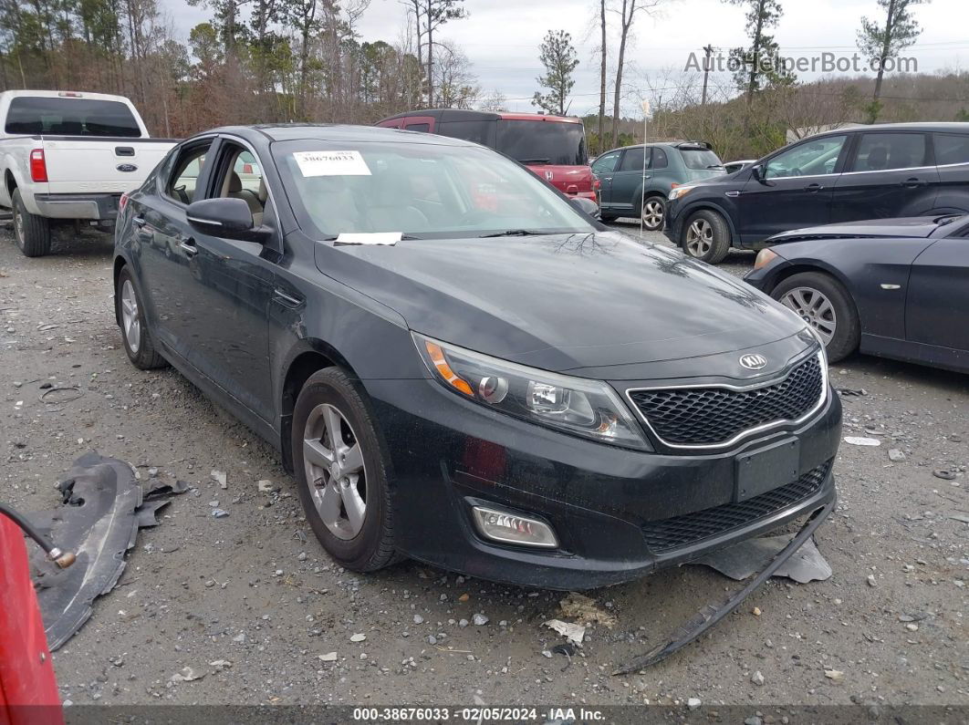 2015 Kia Optima Lx Черный vin: 5XXGM4A72FG425376