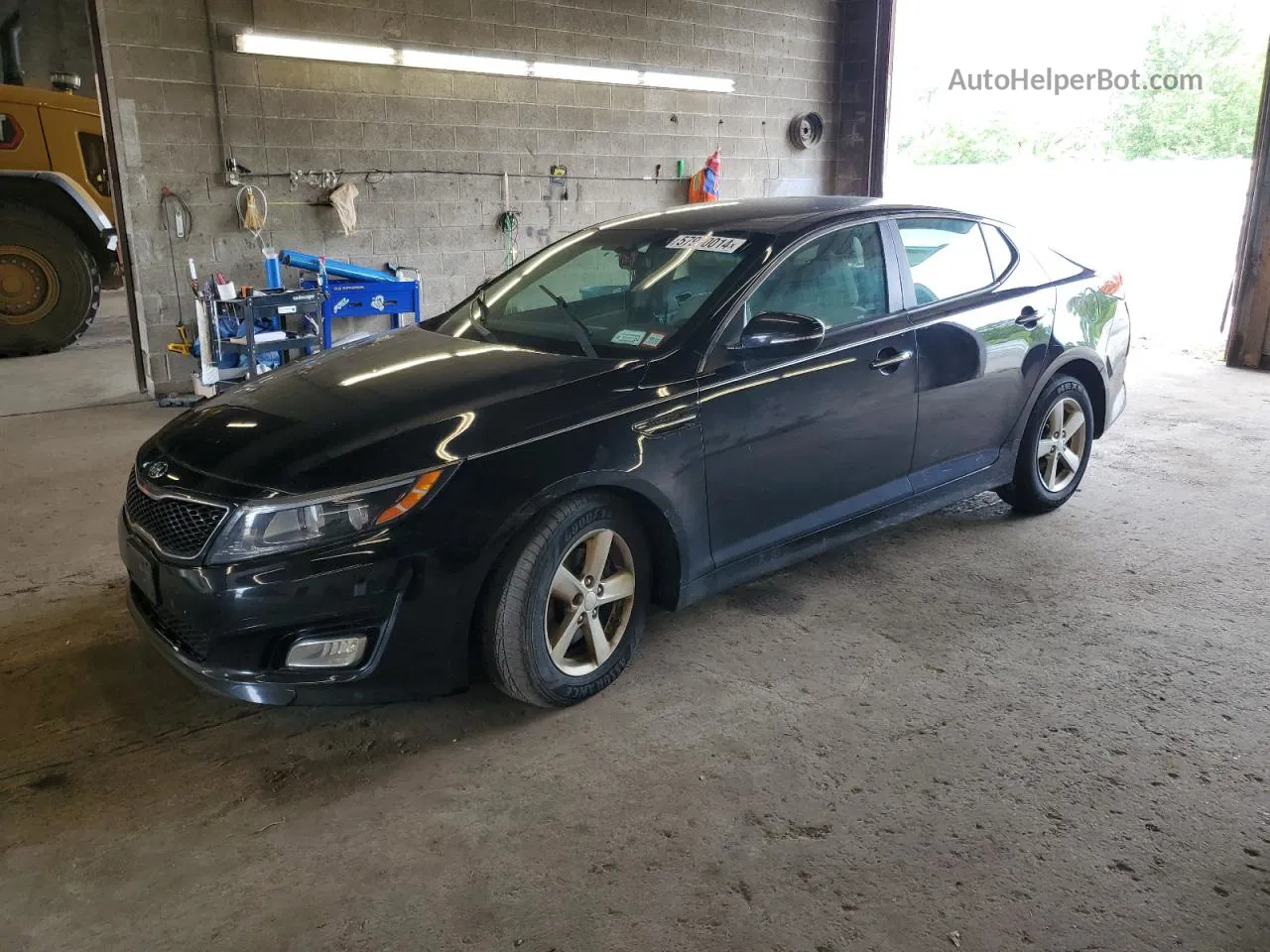 2015 Kia Optima Lx Black vin: 5XXGM4A72FG432859