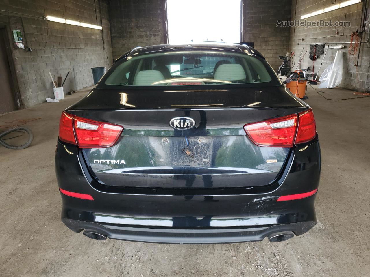 2015 Kia Optima Lx Black vin: 5XXGM4A72FG432859