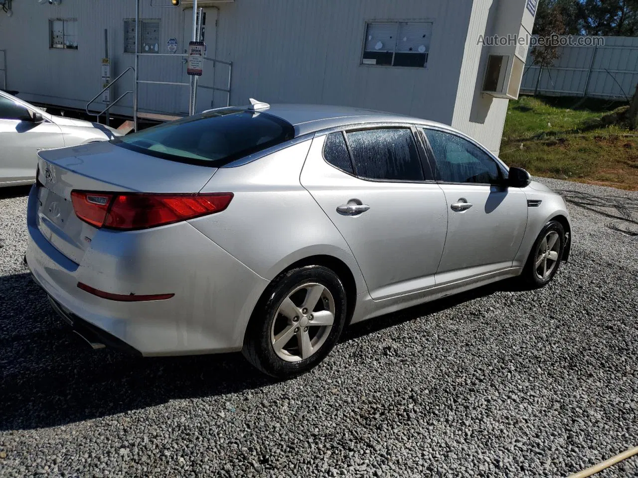 2015 Kia Optima Lx Silver vin: 5XXGM4A72FG481303