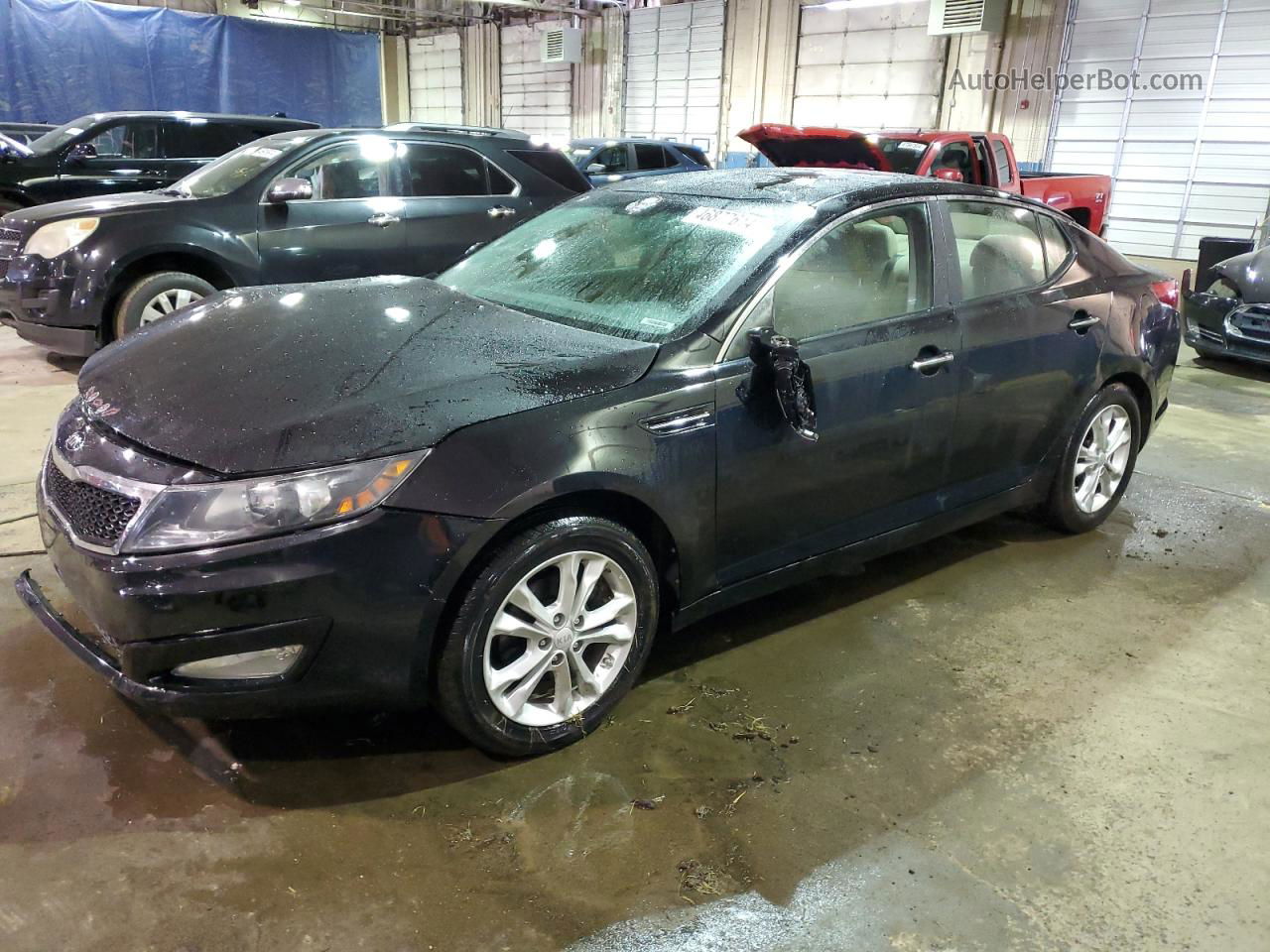 2013 Kia Optima Lx Black vin: 5XXGM4A73DG116724