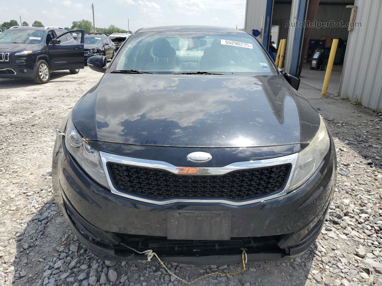 2013 Kia Optima Lx Black vin: 5XXGM4A73DG128954