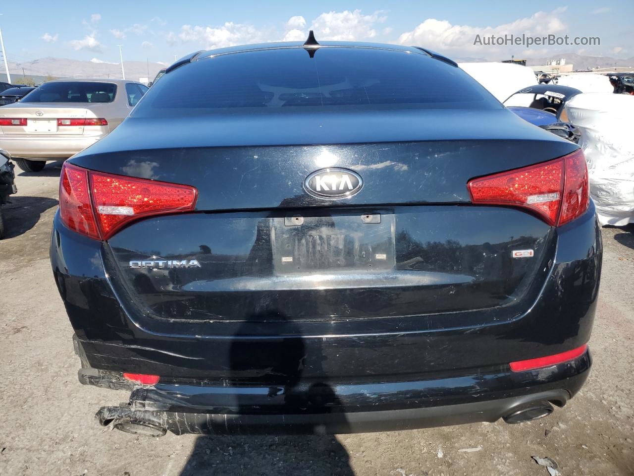 2013 Kia Optima Lx Black vin: 5XXGM4A73DG197935