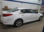 2013 Kia Optima Lx White vin: 5XXGM4A73DG227970