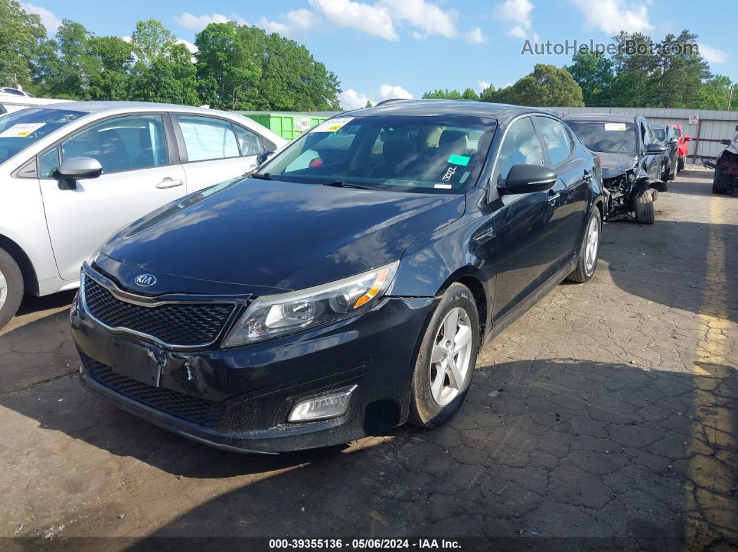 2014 Kia Optima Lx Black vin: 5XXGM4A73EG261442