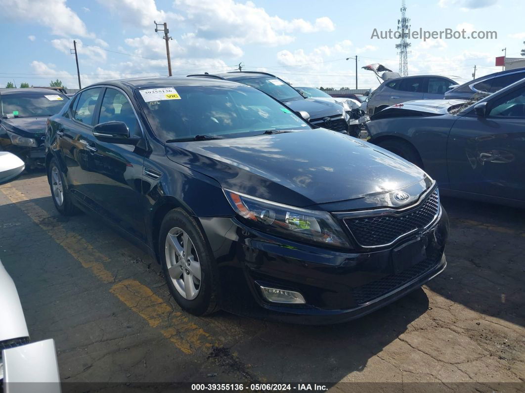 2014 Kia Optima Lx Black vin: 5XXGM4A73EG261442