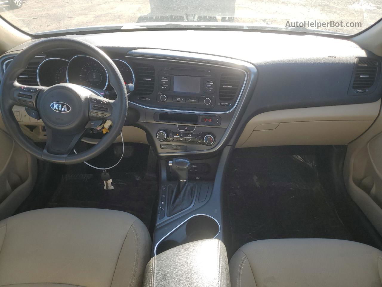 2014 Kia Optima Lx Белый vin: 5XXGM4A73EG271890