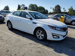 2014 Kia Optima Lx White vin: 5XXGM4A73EG282629