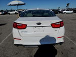 2014 Kia Optima Lx White vin: 5XXGM4A73EG282629