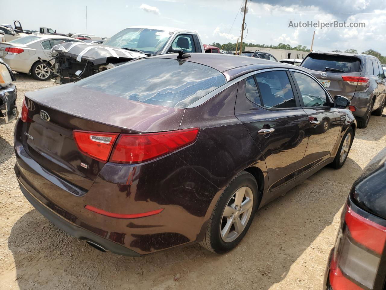 2014 Kia Optima Lx Черный vin: 5XXGM4A73EG303978