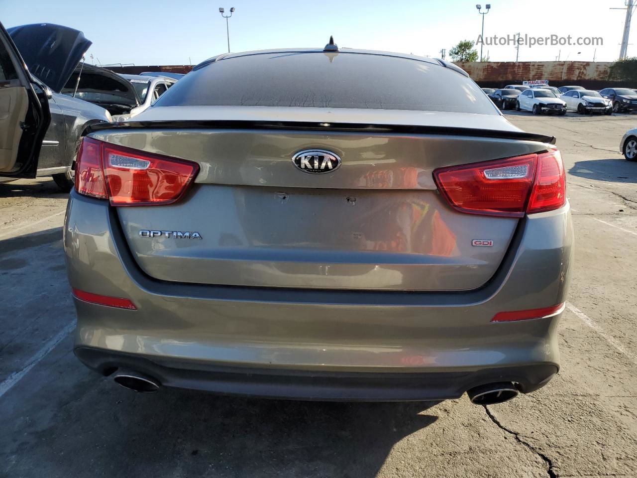 2014 Kia Optima Lx Серый vin: 5XXGM4A73EG306475