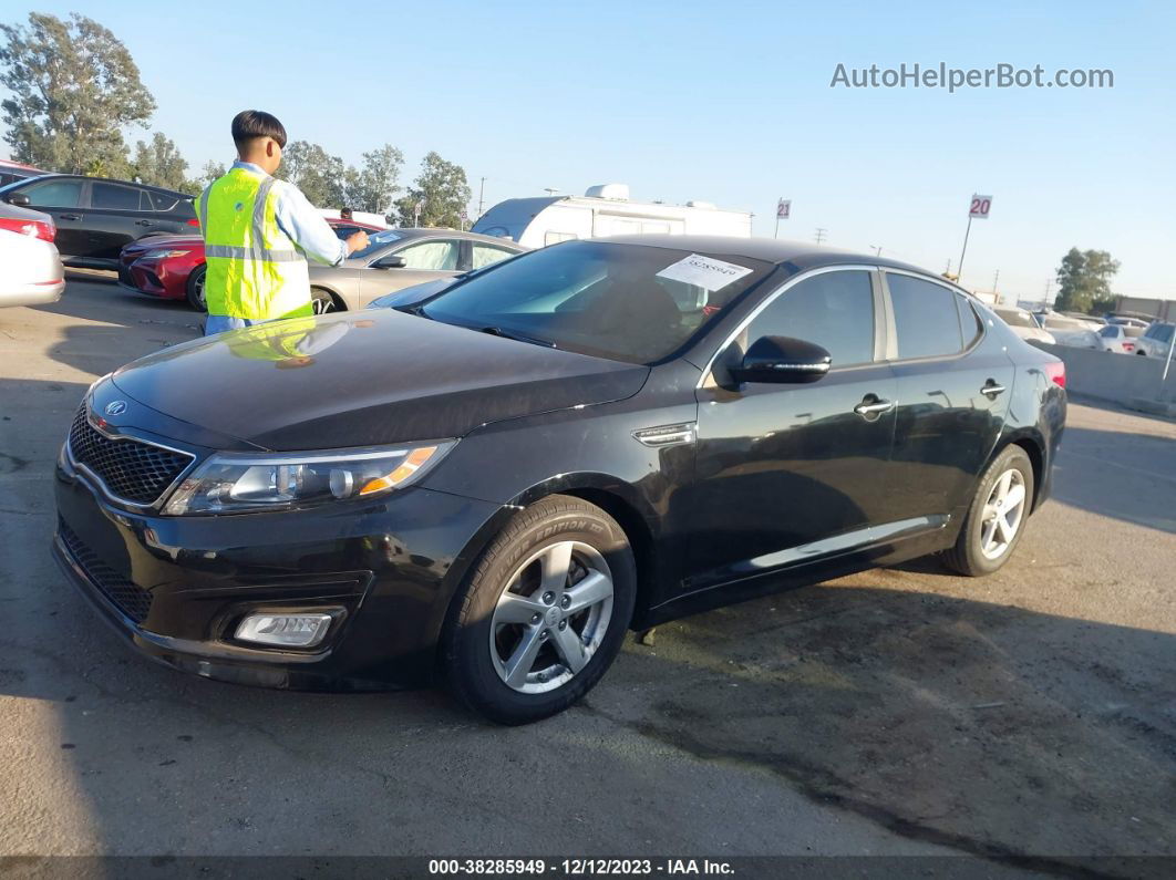 2014 Kia Optima Lx Black vin: 5XXGM4A73EG332400