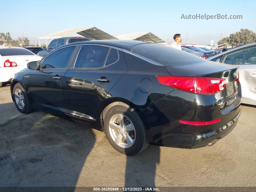 2014 Kia Optima Lx Black vin: 5XXGM4A73EG332400