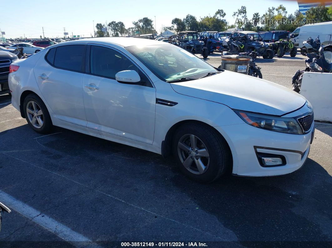 2014 Kia Optima Lx Белый vin: 5XXGM4A73EG333739