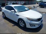 2014 Kia Optima Lx White vin: 5XXGM4A73EG334759