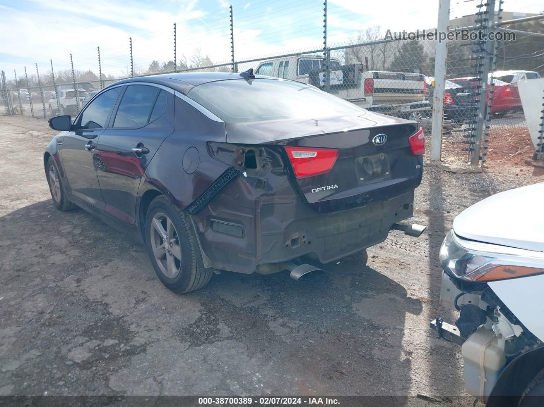 2014 Kia Optima Lx Burgundy vin: 5XXGM4A73EG346085