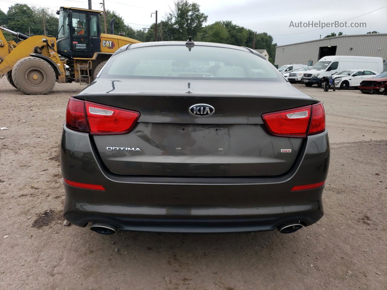 2014 Kia Optima Lx Brown vin: 5XXGM4A73EG349181