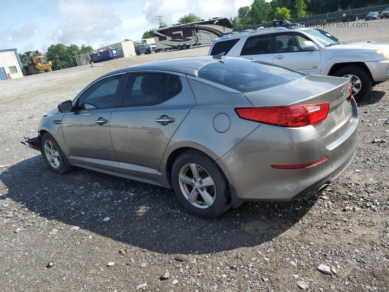 2015 Kia Optima Lx Серебряный vin: 5XXGM4A73FG414449