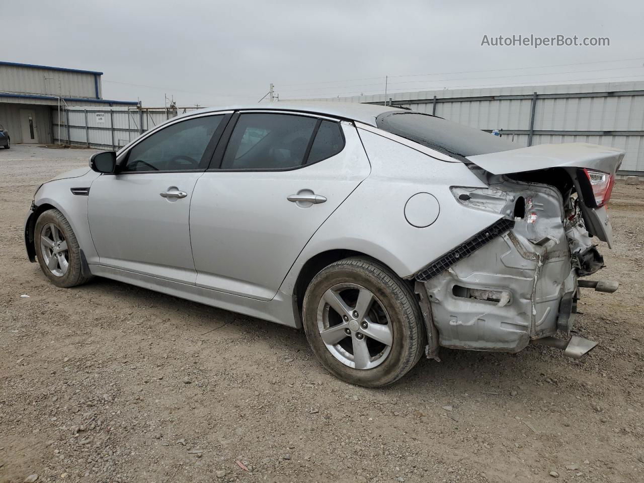 2015 Kia Optima Lx Silver vin: 5XXGM4A73FG430084