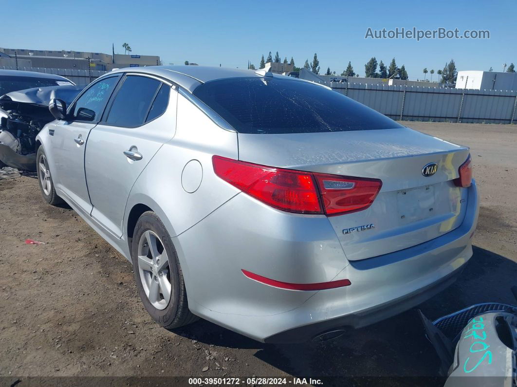 2015 Kia Optima Lx Silver vin: 5XXGM4A73FG439464