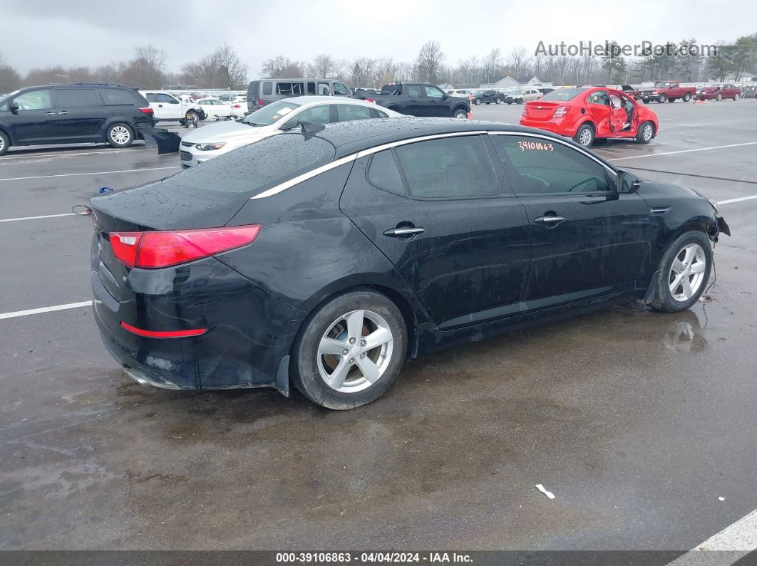 2015 Kia Optima Lx Black vin: 5XXGM4A73FG454675