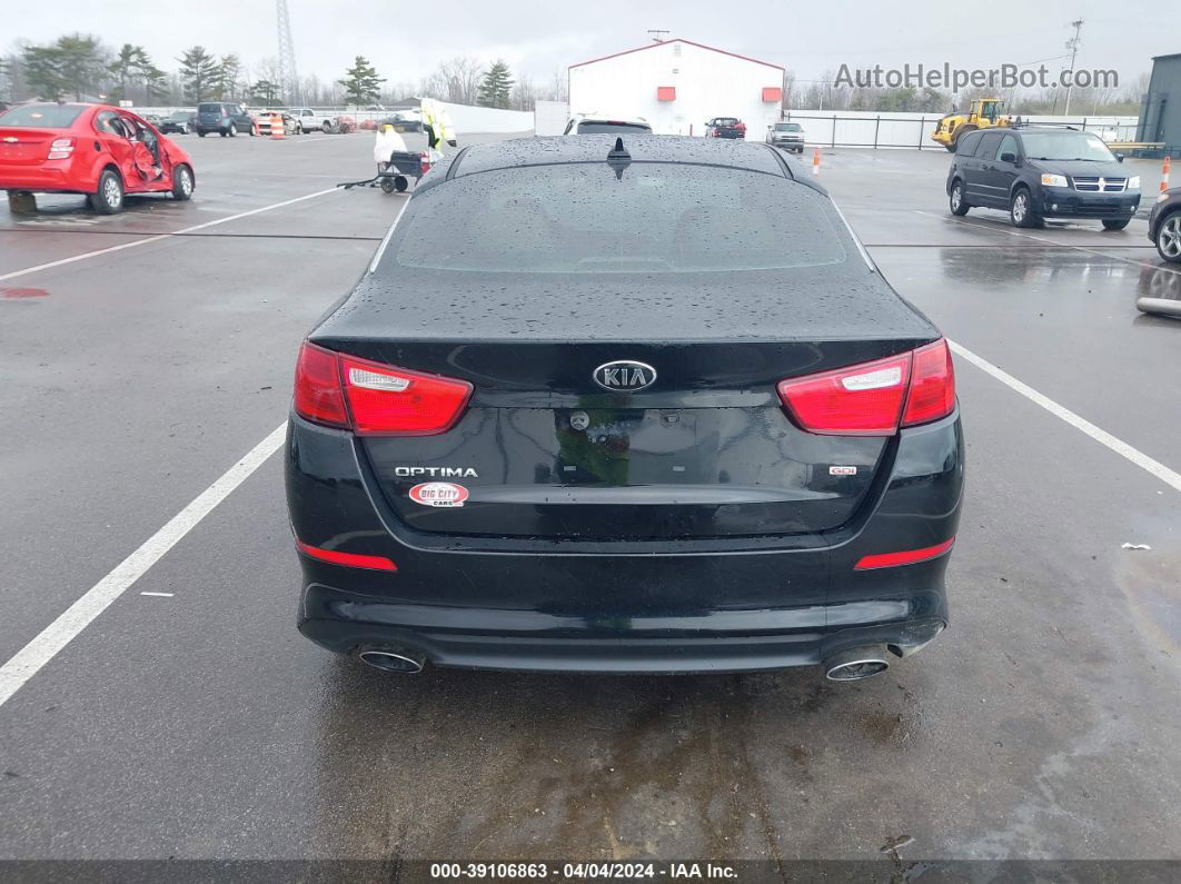 2015 Kia Optima Lx Черный vin: 5XXGM4A73FG454675