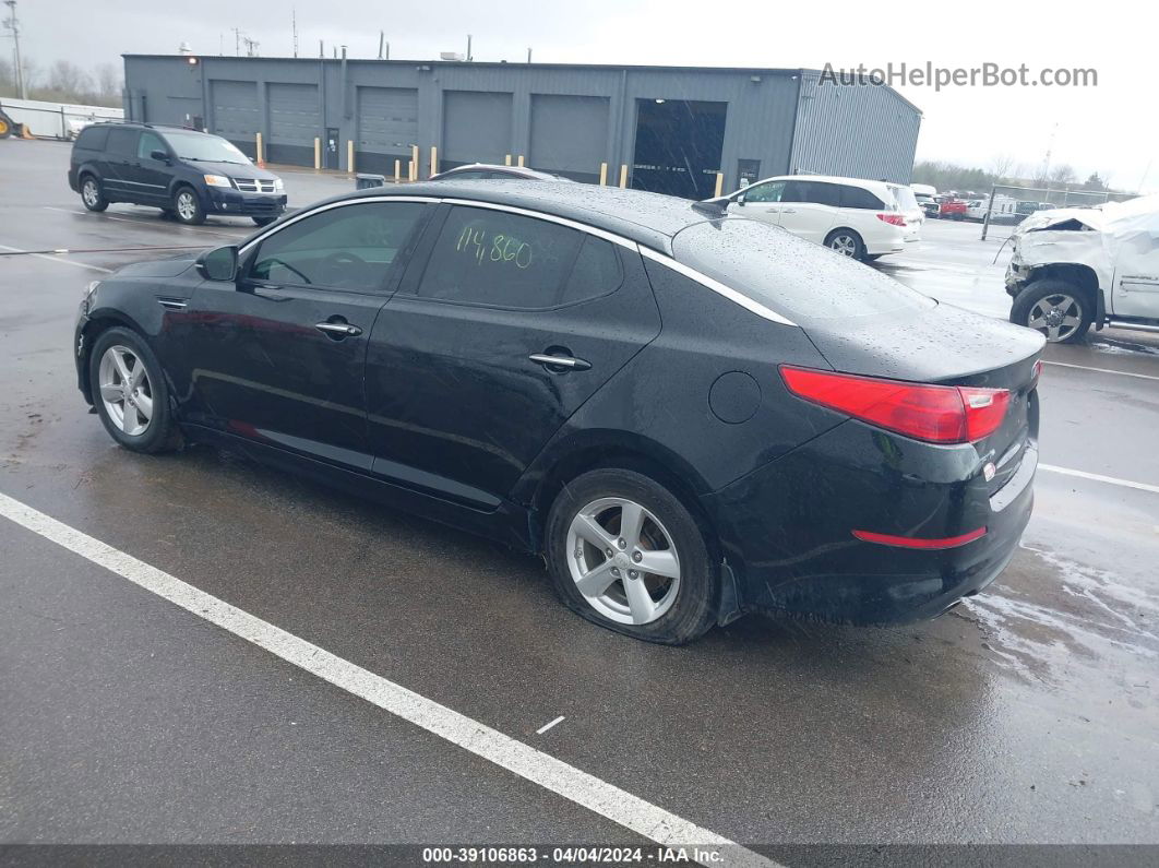 2015 Kia Optima Lx Черный vin: 5XXGM4A73FG454675