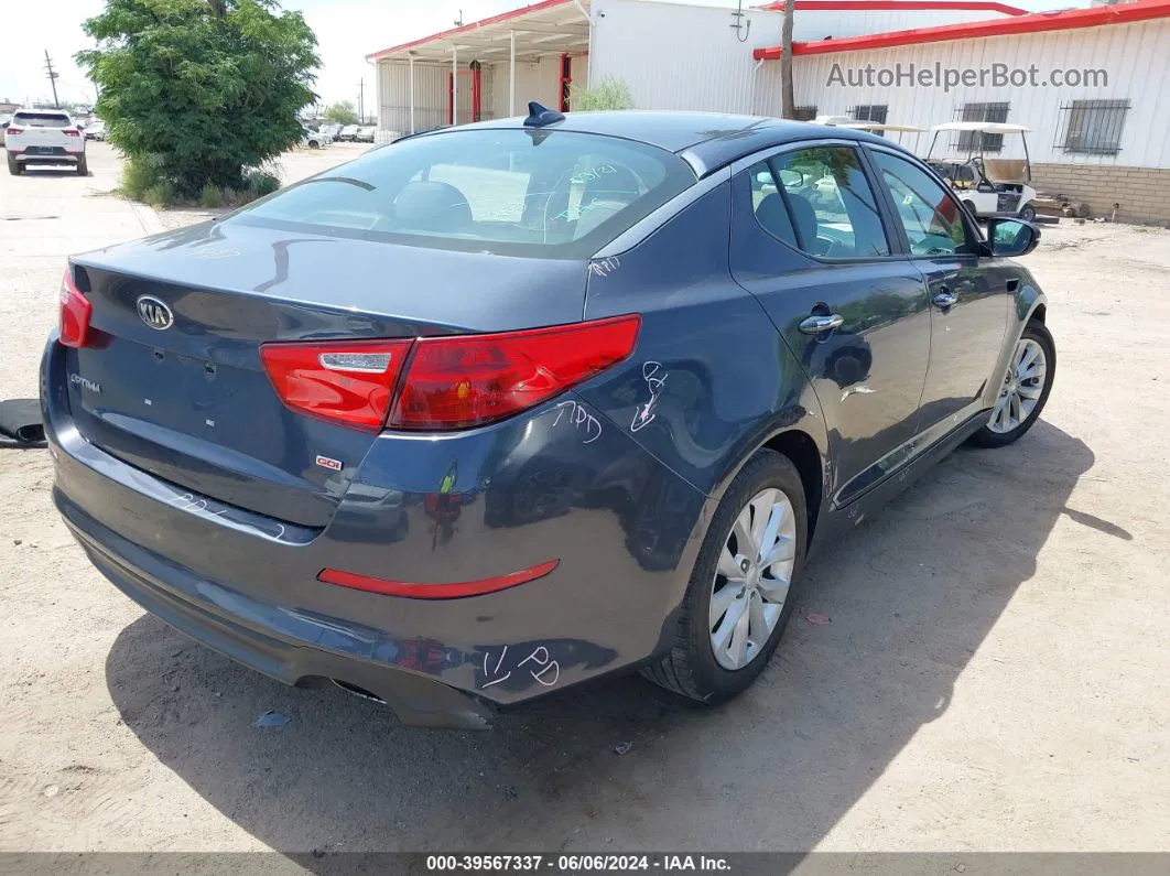 2015 Kia Optima Lx Синий vin: 5XXGM4A73FG472593