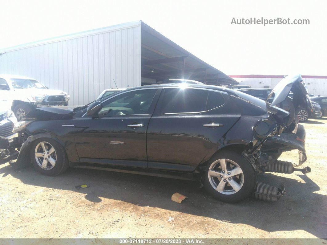 2015 Kia Optima Lx Black vin: 5XXGM4A73FG480239