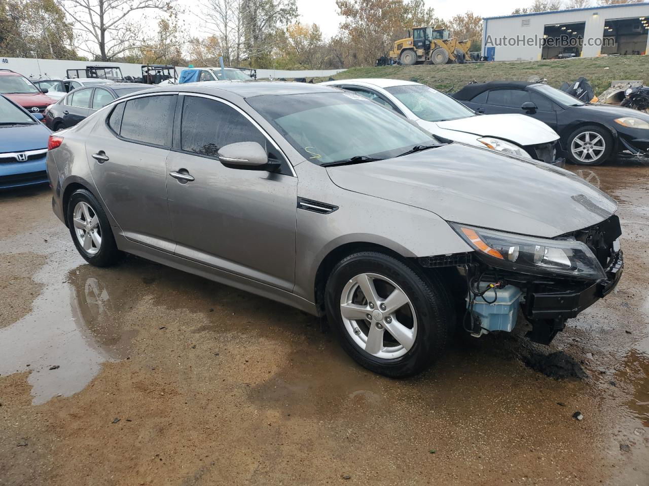 2015 Kia Optima Lx Silver vin: 5XXGM4A73FG482508