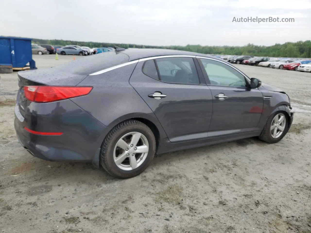 2015 Kia Optima Lx Серый vin: 5XXGM4A73FG510307