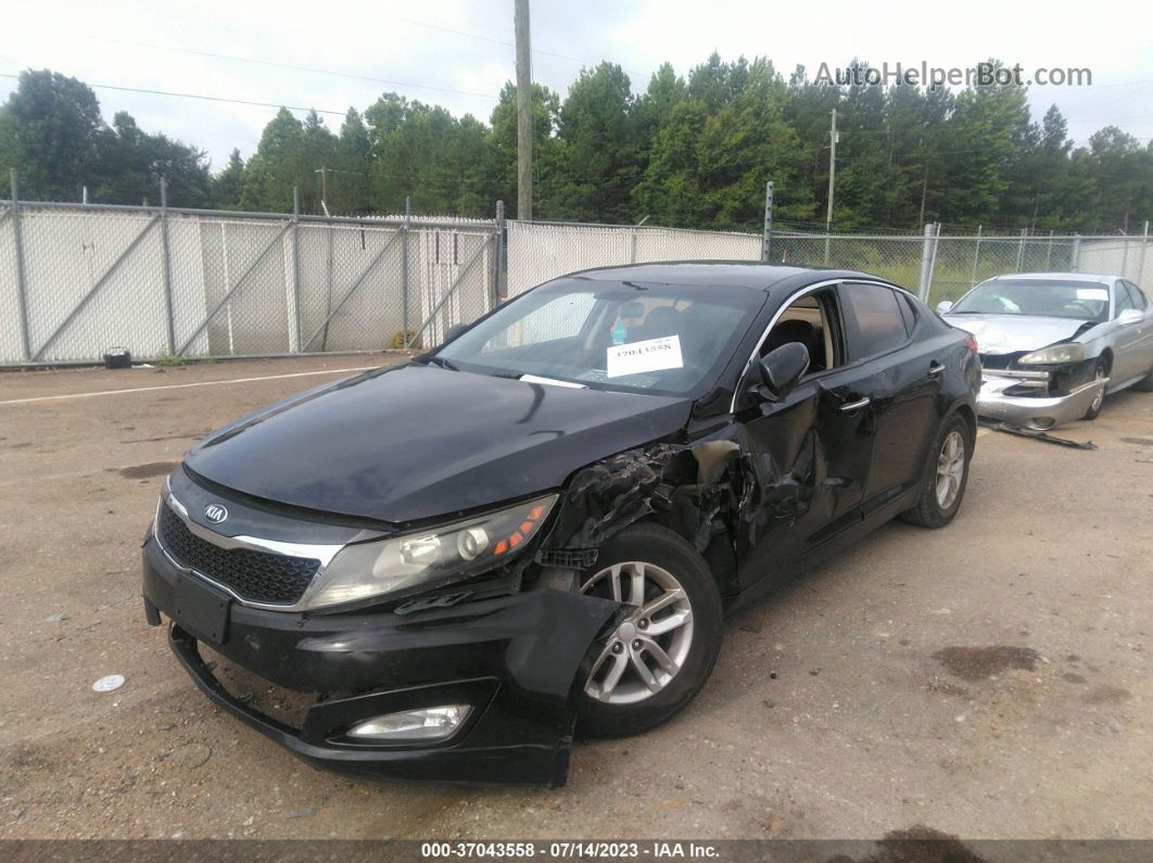 2013 Kia Optima Lx Black vin: 5XXGM4A74DG134813